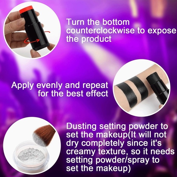 FREE 🆕Face & Body Matte Black Paint Stick - Picture 4 of 16